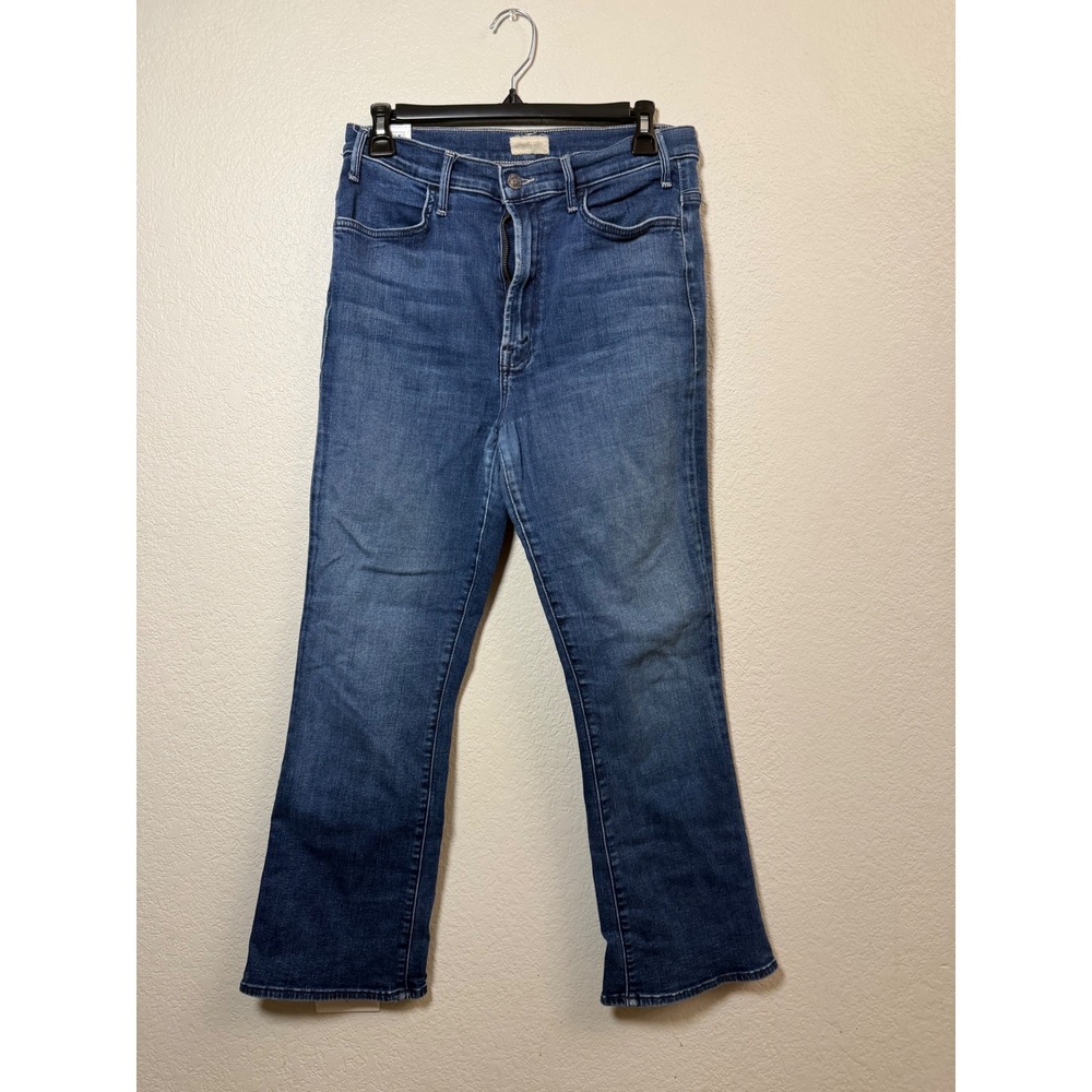 Mother High Waisted Flare Jeans Medium Wash Blue Size 30